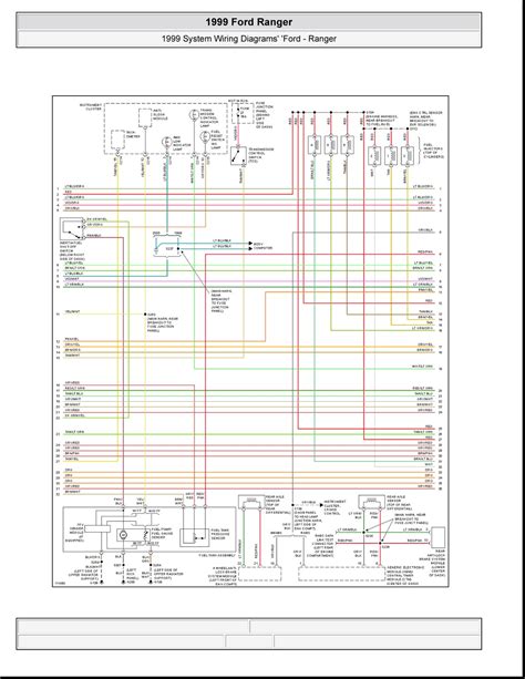 ford ranger system wiring diagrams  images wiring diagrams center