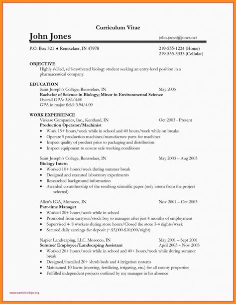 student resume objective examples  letter templates