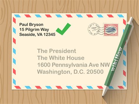 simple ways  address  president   letter wikihow