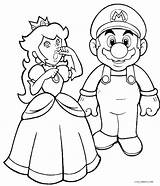 Rosalina Princess Coloring Pages Getcolorings Peach Color sketch template