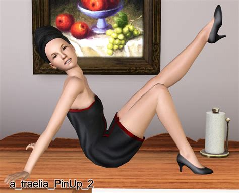 Mod The Sims Pin Up Pose Pack Sexy Retro For Your