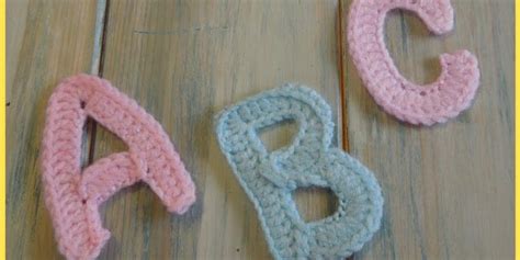 crochet tutorial   letter  alphabet tutorials