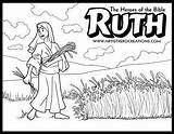 Ruth Coloring Bible Pages Heroes Book Samuel School Sunday Sellfy Bibel Sheets Colouring Para Crafts ציורי סיפורי Kids Colorear Printable sketch template