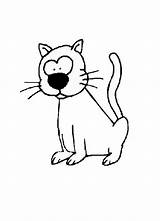 Cat Funny Coloring Pages Hellokids Cartoon Color Animals Sheets Print Online Afkomstig Van sketch template