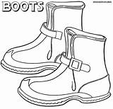Boots Coloring Pages Colorings Print sketch template