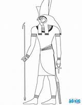 Coloring Pages Egyptian Horus God Egypt Deity Gods Ancient Hellokids Para Colorear Color Isis Egipto Ra Antiguo Print Online Library sketch template