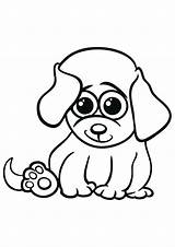 Big Coloring Print Pages Eyed Puppies Animal Puppy Dog Cliparts Clipart Kids Printable Getcolorings Color Library Favorites Add sketch template