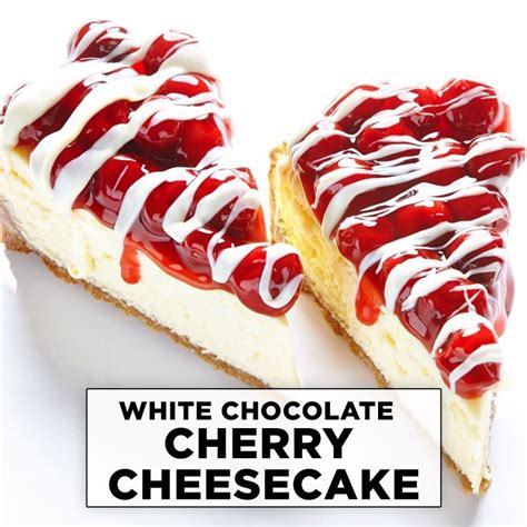 White Chocolate Cherry Cheesecake Recipe — Bite Me More Recipe