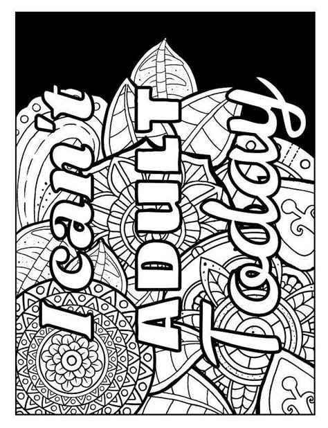 pin  adult coloring quotes