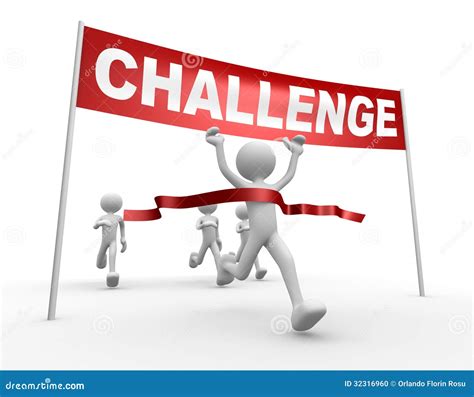 challenge stock photo image