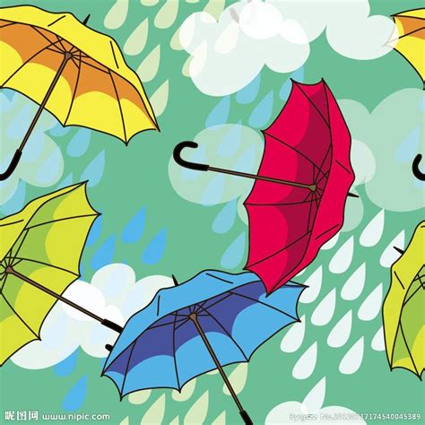 colorful umbrella color