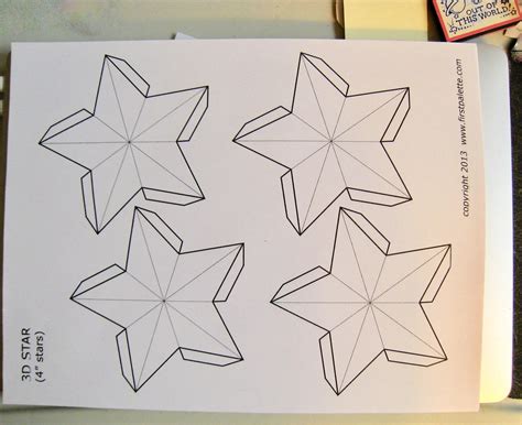 paper star  template muffett heidi flickr