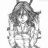 Colossal Xcolorings Milla Levi Lineart Mikasa sketch template