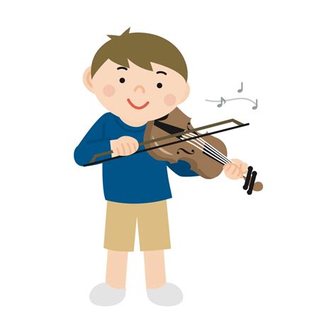Onlinelabels Clip Art Male Violinist