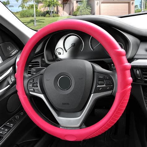 fh group silicone steering wheel cover  auto car suv universal
