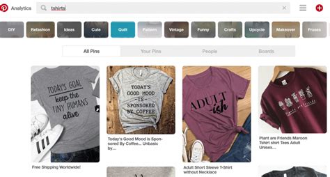 using pinterest to uncover new trending t shirt designs teespy