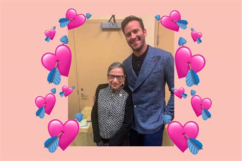 ruth bader ginsburg loves that armie hammer plays her