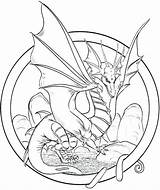 Dragon Coloring Pages Dragons Fire Printable Adult Realistic Adults Dover Haven Book Creative Breathing Kids Easy Publications Draw Cool Color sketch template