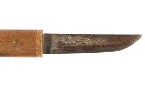 sold price japanese samurai seppuku ritual dagger june     mdt