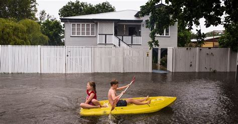 ‘unprecedented floods in australia force hundreds to evacuate the