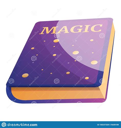 magic book icon cartoon style stock vector illustration  open