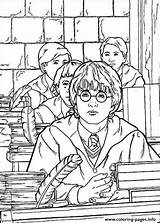 Harry Coloring Potters Printable Pages sketch template