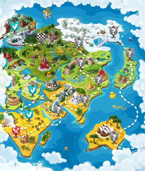 world map   game behance