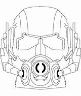 Ant Formiga Homem Máscara Mascara Desenhos sketch template