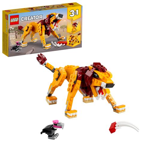 lego creator  wild lion  building toy set  pieces
