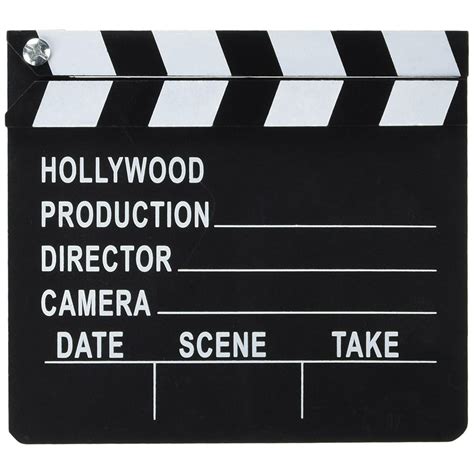 cp usa hollywood directors film  slateboard clapper film cut action scene clapper board
