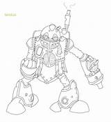 Chrono Trigger Robo sketch template