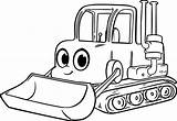 Bulldozer Coloring Pages Getcolorings sketch template