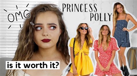 massive 600 princess polly haul try on conagh kathleen youtube