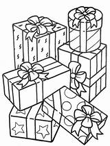 Cadeaux Christmas sketch template