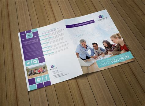 entrepreneurship program  page brochure brochure design  printing