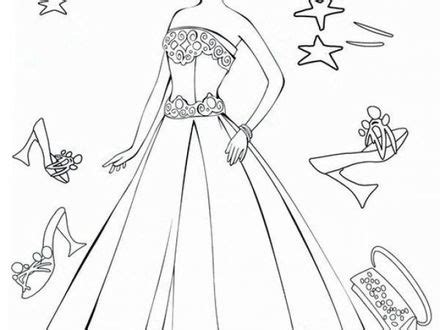 fashion dress coloring pages coloring pages kids