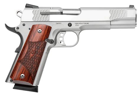 smith wesson    series  acp  barrel  satin stainless steel frame