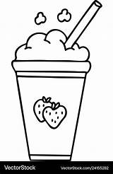 Milkshake Quirky sketch template