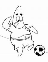 Patrick Coloring Pages Drawing Cleats Football Spongebob Star Getdrawings Squarepants Print Getcolorings Color Printable sketch template