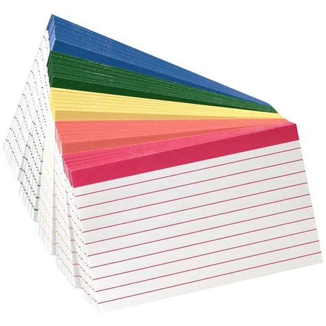 oxford color coded index cards  ess tops products
