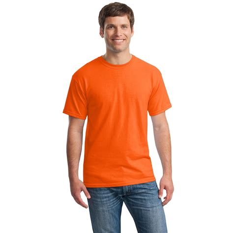 gildan  heavy cotton  shirt  orange fullsourcecom