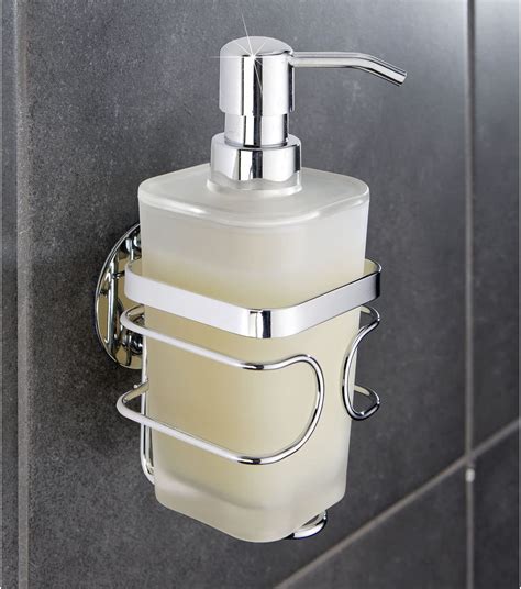 Wenko Turbofix Soap Dispenser In Stainless Steel