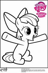 Apple Bloom Coloring Pages Mlp Pony Little Ministerofbeans sketch template
