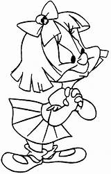 Coloring Tiny Toons Pages Elmyra Duff Tunes Looney Character Jamie Sheets Template Tta Acorn Book sketch template