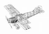 Fokker Vii Cutaway Dvii Sunderland Conceptbunny sketch template
