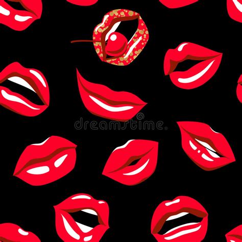 vector red lips pattern stock illustrations 4 538 vector red lips