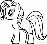 Pony Little Template Drawing Coloring Trixie Pages Getdrawings Drawings Paintingvalley sketch template