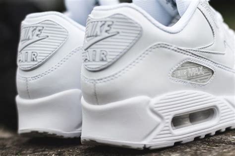 Nike Air Max 90 Leather Triple White Sneaker Freaker
