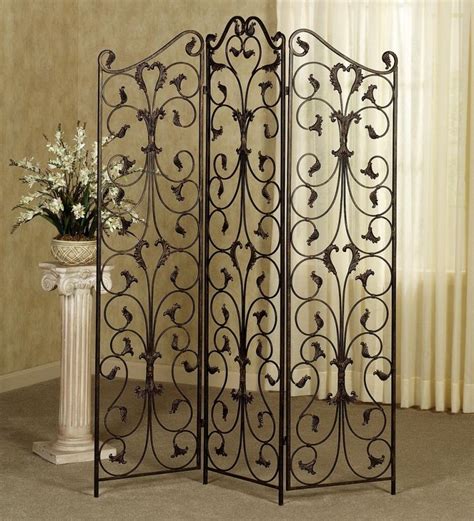 Wrought Iron Photo Room Divider