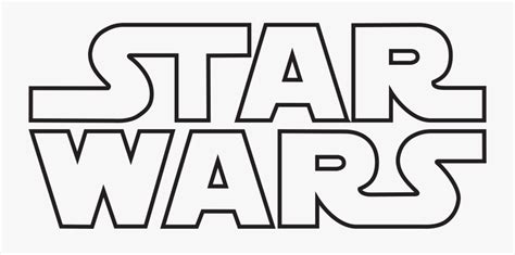 collection  star wars logo coloring pages  transparent